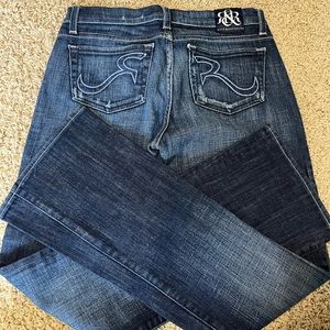 Rock & Republic Vintage Kasandra Distressed Flare Jeans